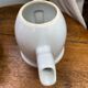 Salam Tea teapot, porcelain and stainless steel