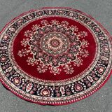 Round oriental rug