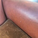 Pair of club armchairs