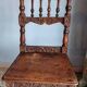 Paire rare de chaises sculptées, fabrication italienne du XVIIe siècle.