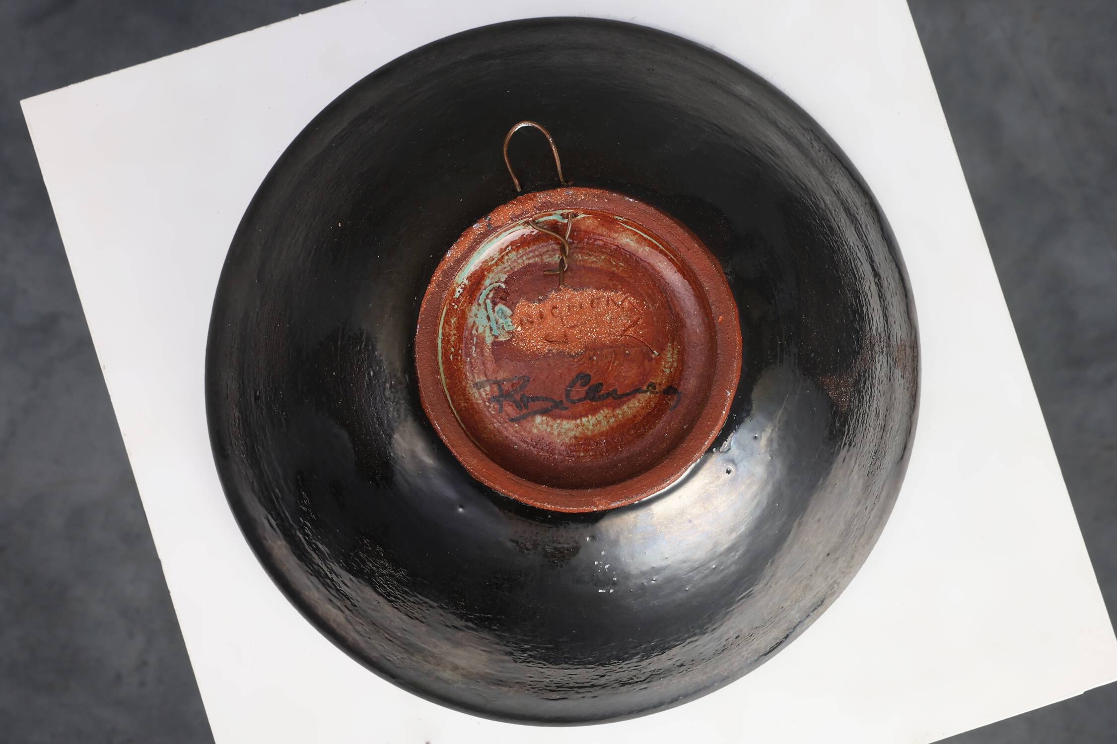 Mid-Century Belgian Ceramic Bowl by Perignem, Belgium, 1960s