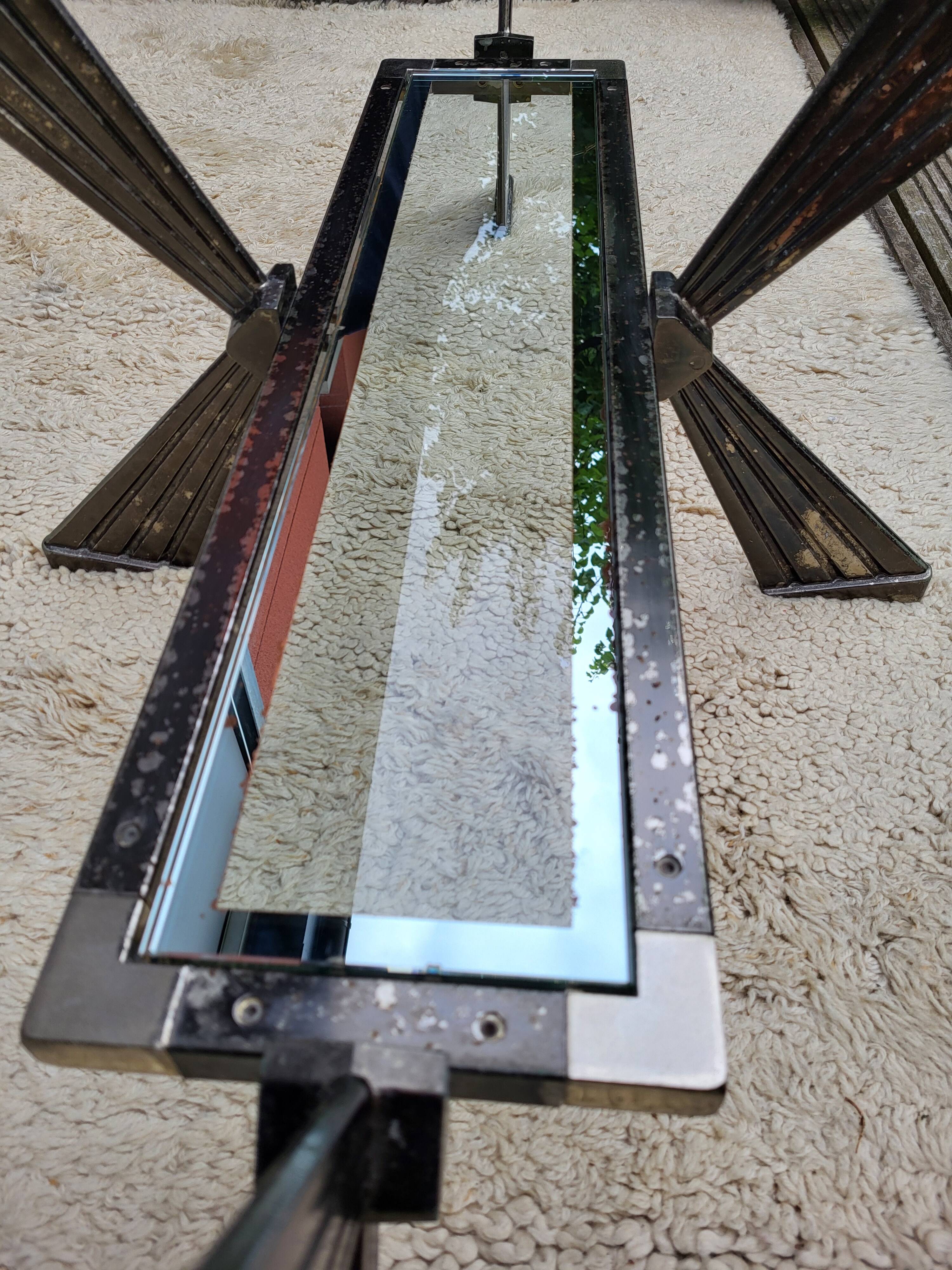 Art Deco oval coffee table 1940