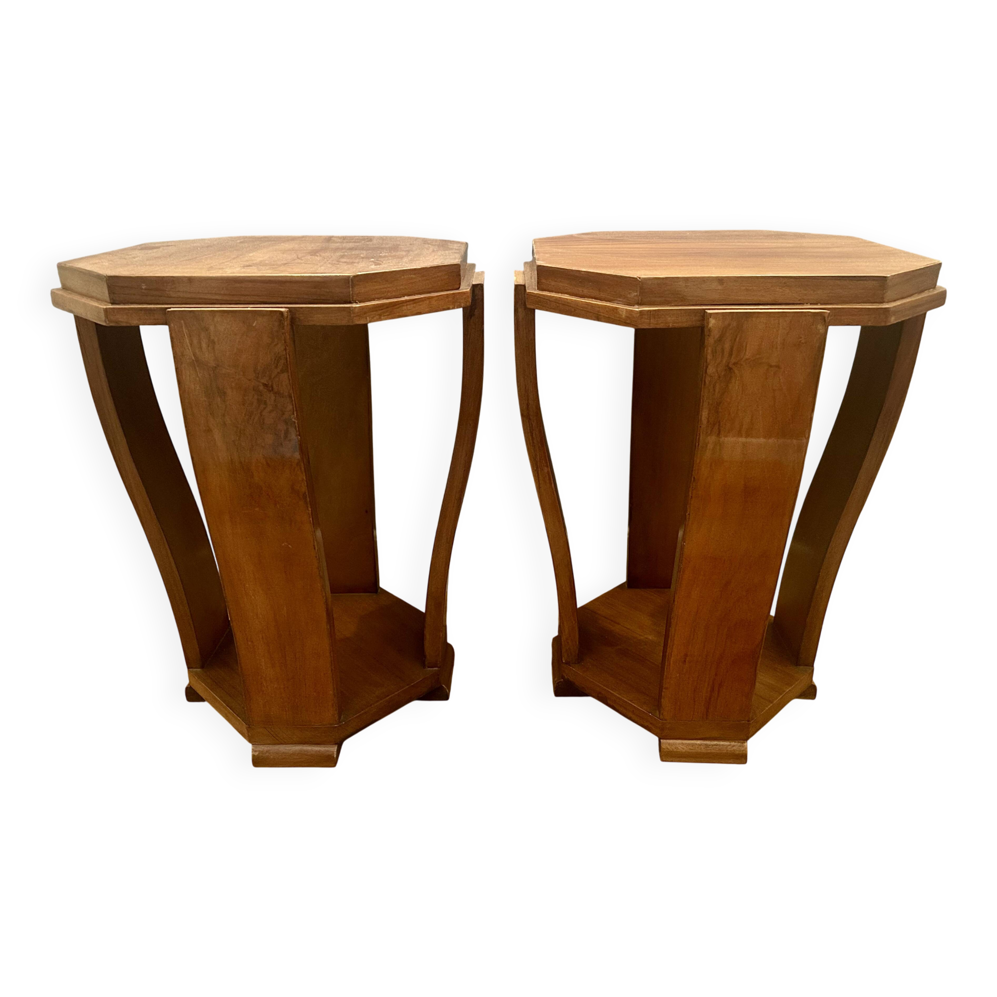 2 Art Deco side tables.