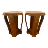 2 Art Deco side tables.