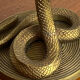 Lampe cobra en bronze 