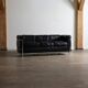 Cassina LC2 Three Seater Sofa By Charlotte Perriand, Le Corbusier, 1960s