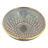 Crystal bowl with gold rim