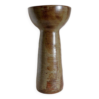 Grand vase vintage grès émaillé