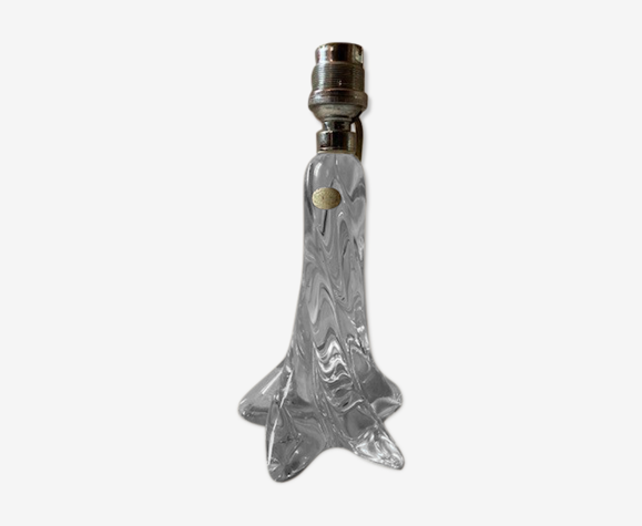 Pied de lampe en cristal