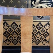 Suite de 6 chaises gondoles de style Empire
