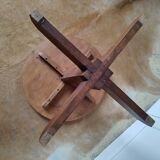 Wooden pedestal table 40s