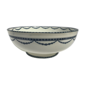 Salad bowl Terre de Fer Salins Vincennes diameter 27cm marine