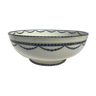 Salad bowl Terre de Fer Salins Vincennes diameter 27cm marine