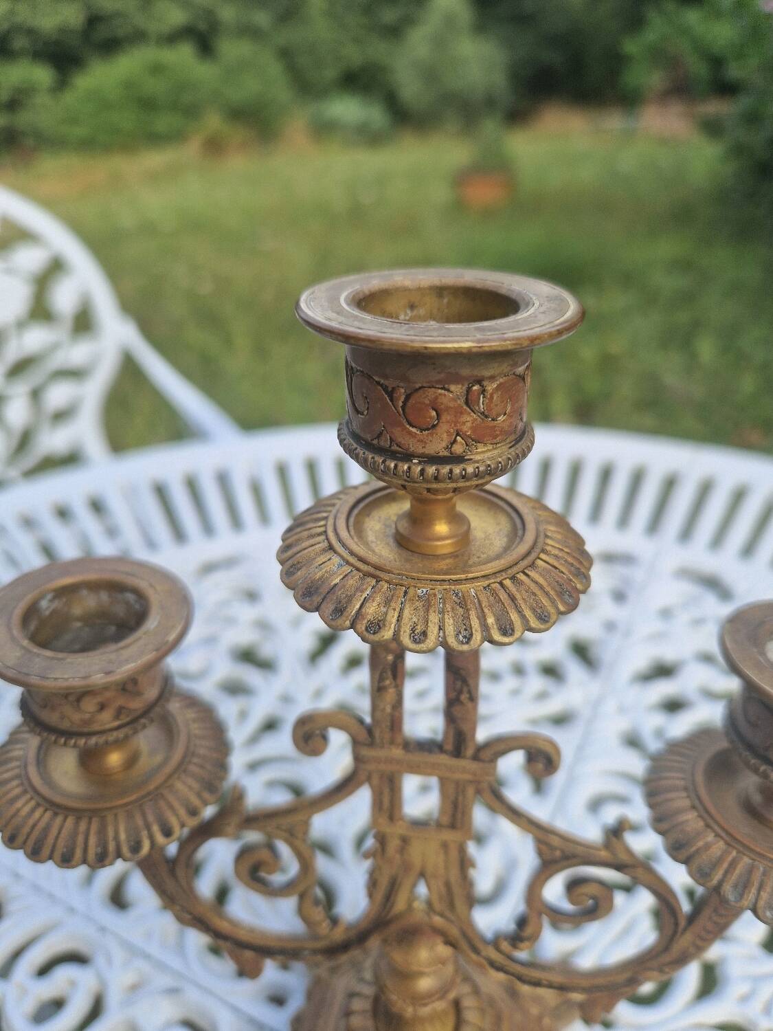 Vintage Brass Candle Holder