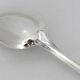 Set of 12 silver-plated metal table spoons Christofle Amérique, Art Deco, 20.5 cm.