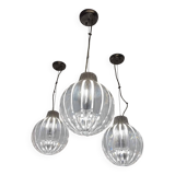 Set of 3 acrylic blade suspensions from the 70s