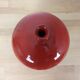 Vase red ceramic ball 25 x 22 cm