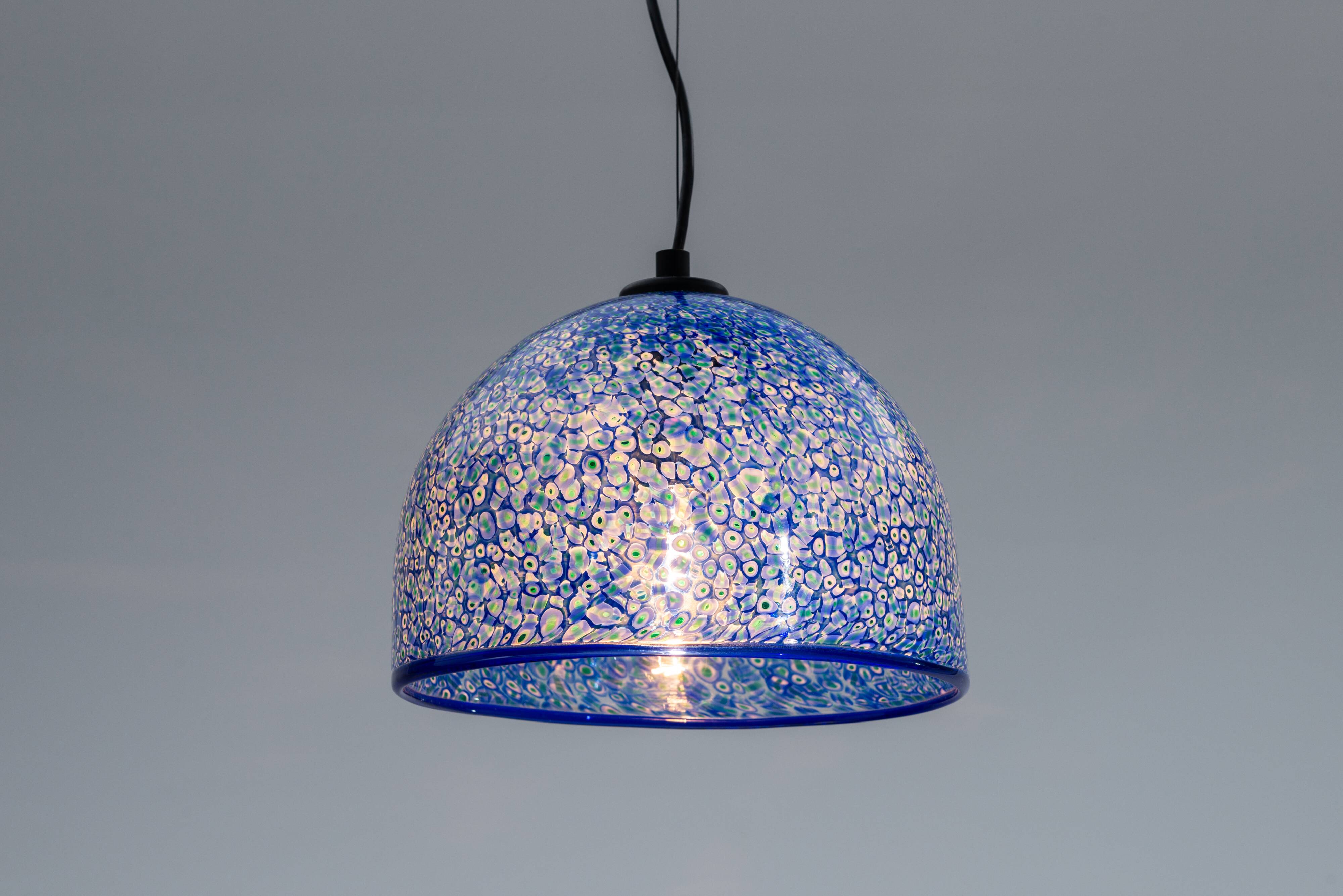 Gae Aulenti ‘‘Neverrino’’ pendant by Vistosi, Italy, 1970s