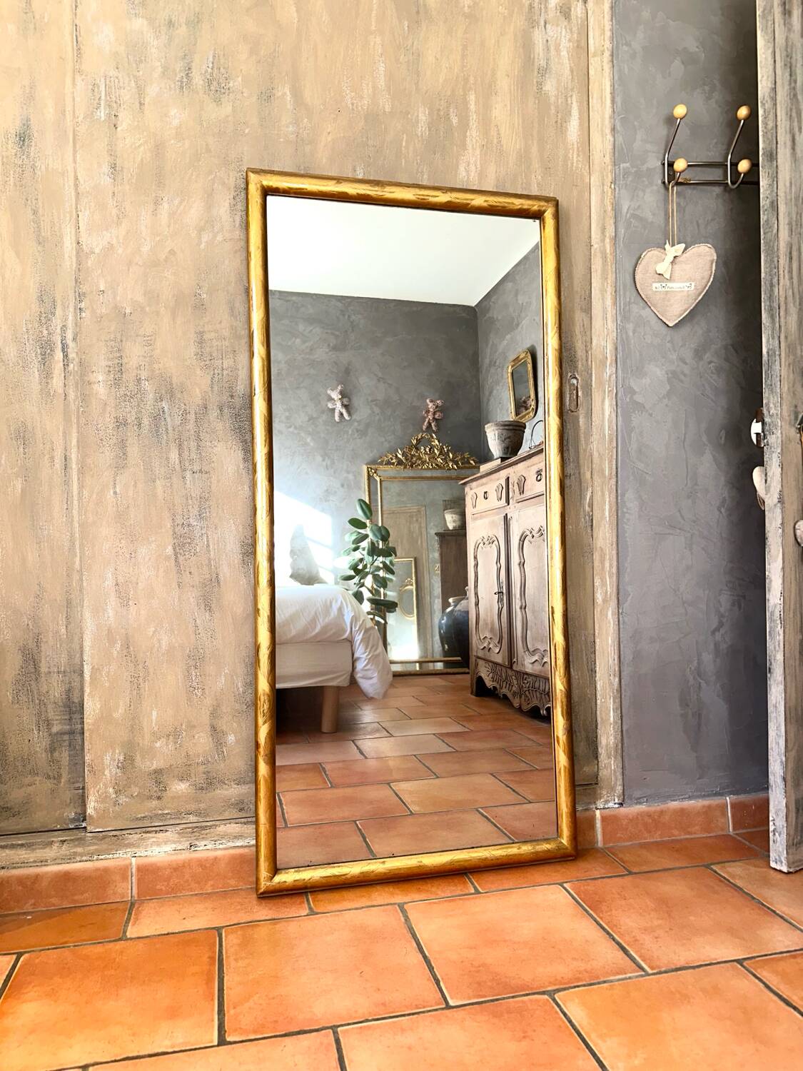 Antique mirror from the twilight period, 19th century