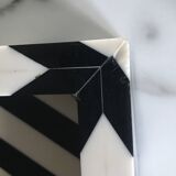 Ensemble plateau et boite motifs géométriques