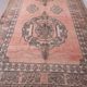Tapis berbère en laine vintage marocain rose grand 212 x 394 cm, tapis fait main