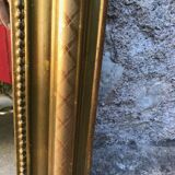 Golden Louis-Philippe Mirror 99x74 cm
