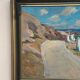 Original Swedish Oil on Canvas – “The Way” by Aksel G Knůdsen – Signed, Vintage & Framed – 52 x 45 cm (24" x 20")