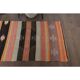 1970s Vintage Turkish Handmade Wool Cotton Orange Kilim Rug 78x254