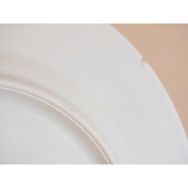 6 Limoges Scof porcelain dessert plates by Chastagner | Selency