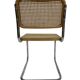 Set of 4 Cesca chairs model b32 in chrome made in italy by Marcel Breuer