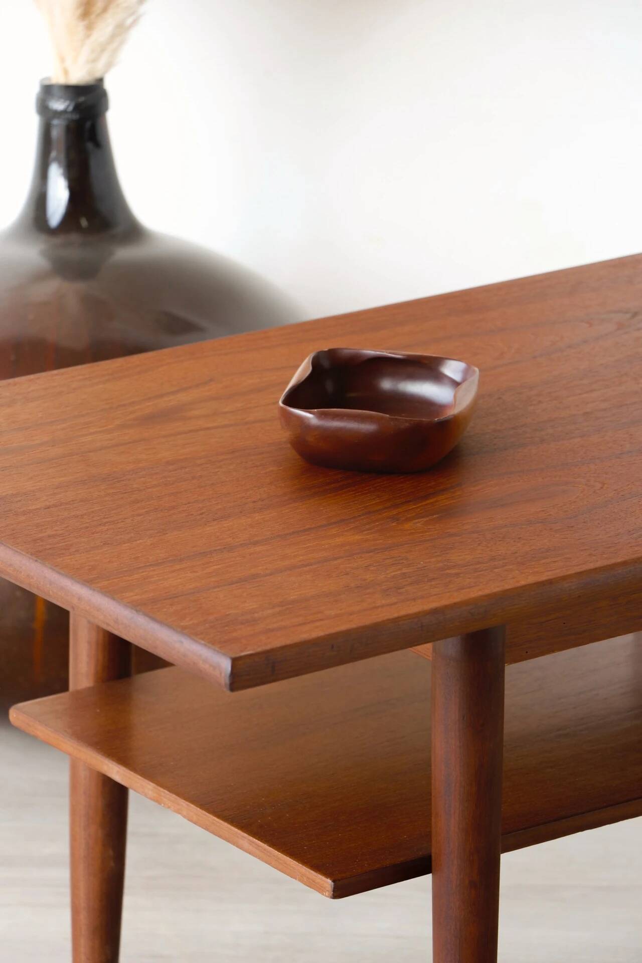 Vintage Scandinavian teak coffee table (Denmark, 1960s)
