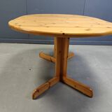 Rainer Daumiller style pine wood  Dining Table, 1970s