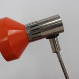 Lampe de table orange du milieu du siècle Gemany 1970.