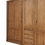 Dressing ancien en bois sablé
