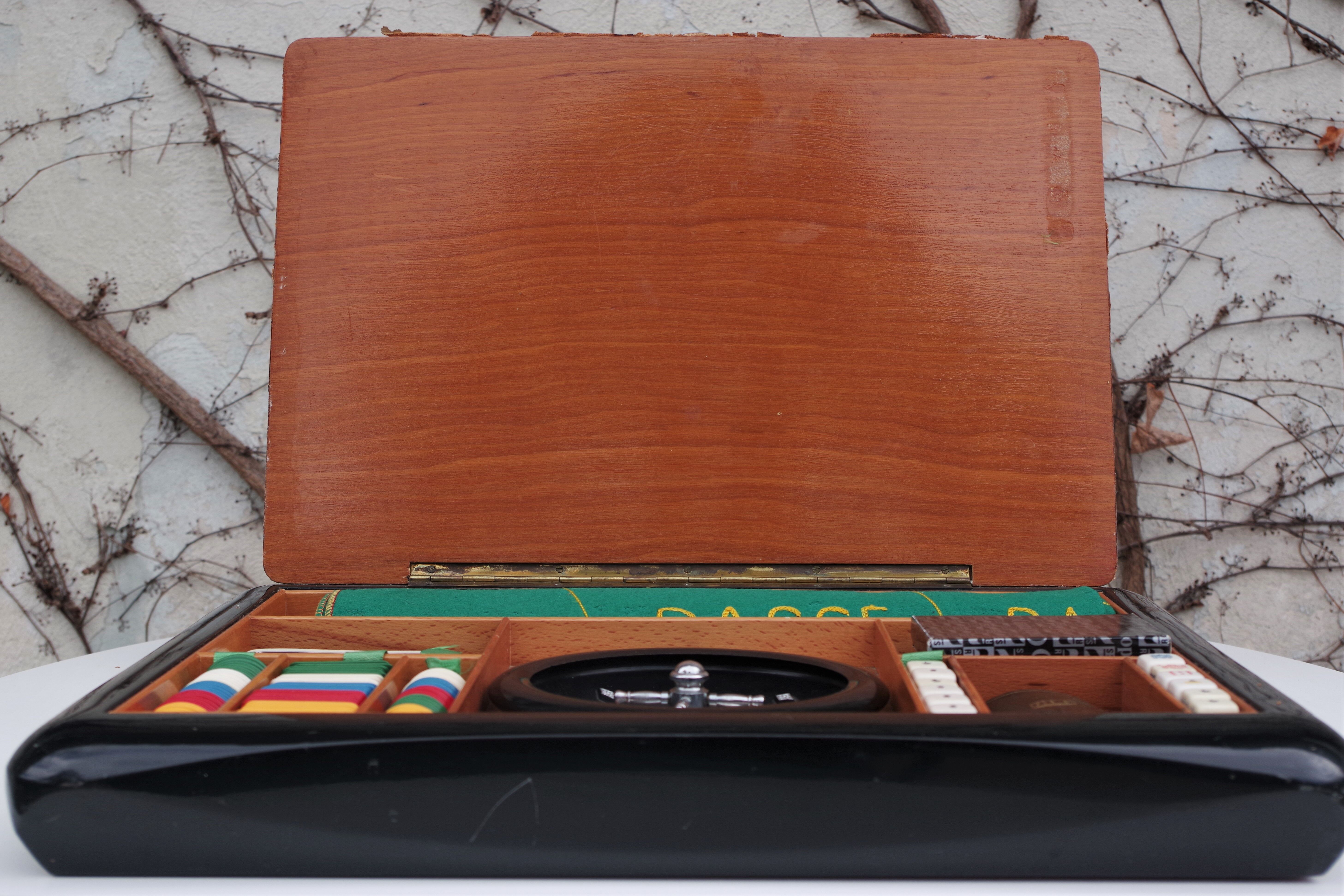 Boîte de Jeu avec Roulette Représentant la Ville de Venise, 1960s