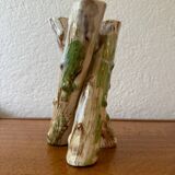 Majolica tripod vase early 20th