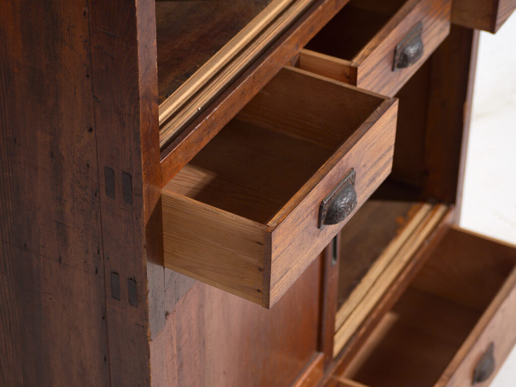 Antique Japanese sliding door wardrobe – Meiji period (c.1900-1920) #67