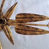 Gold metal ceiling light
