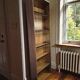 Armoire en bois peu profonde / bibliothèque / vitrine vintage