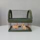 Vintage rattan mesh basket