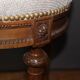 Tabouret de Style Louis XVI en Noyer vers 1900