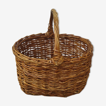 Vintage wicker basket