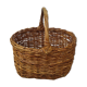 Panier en osier vintage