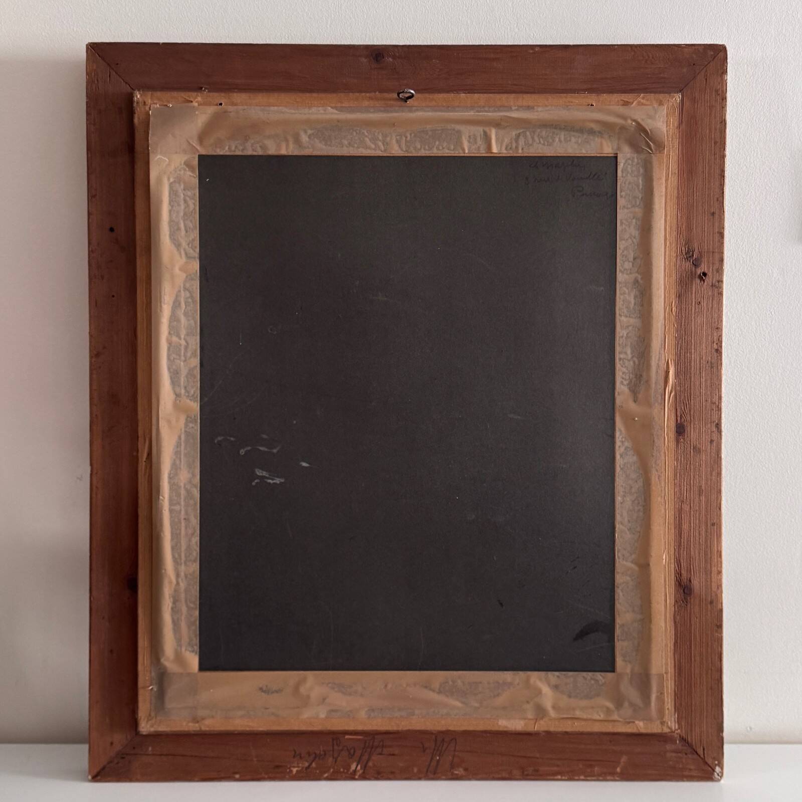 Watercolor on paper, Saint-Guilhem-le-Désert by Ch. Mazelin, 20th century