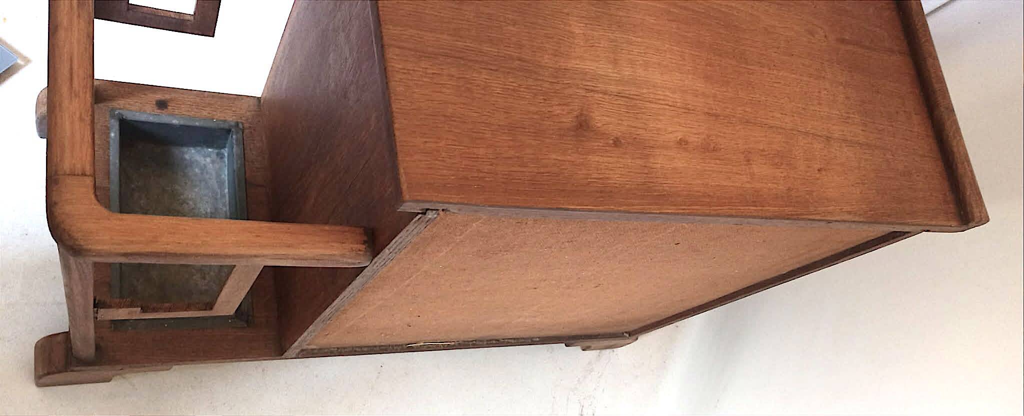 Small Art Deco entryway cabinet, 80 cm wide