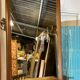 Large old mirror in pitchpin Louis-Philippe Style 100x170cm