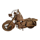 Moto rotin Harley Davidson en rotin