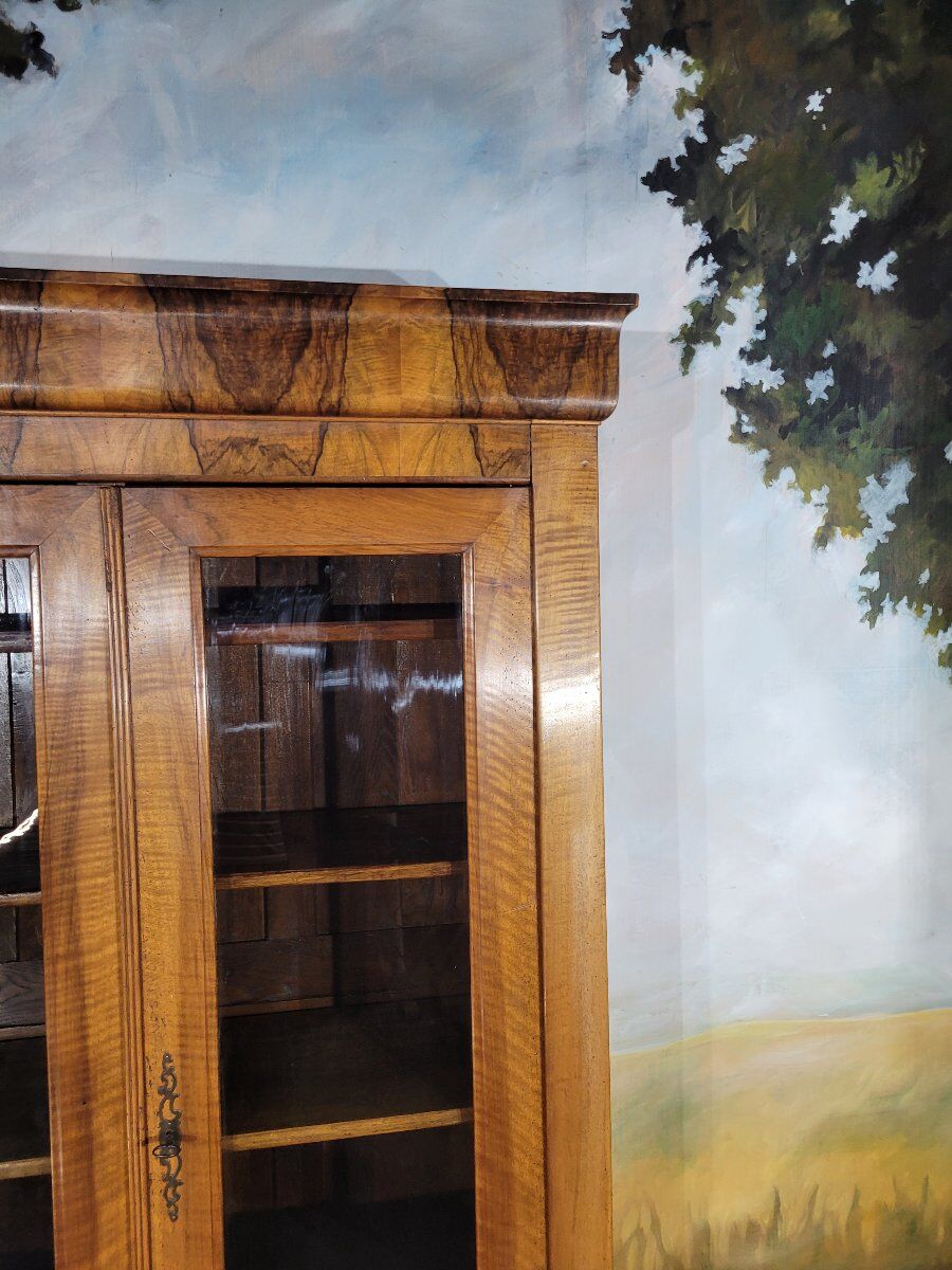 Louis Philippe period walnut library