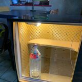Bar cabinet on wheels