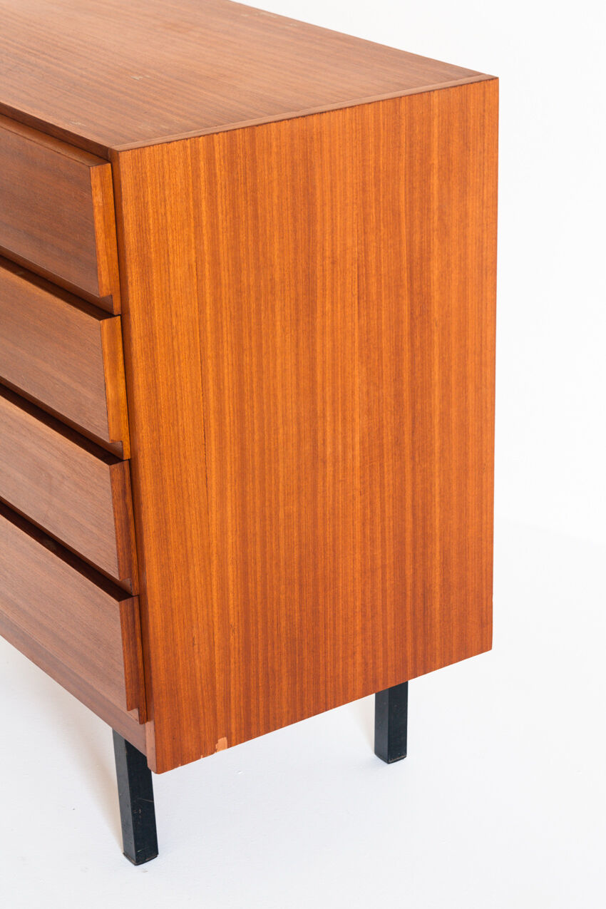 Commode en teck de style vintage